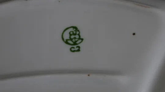 Менажниця Листя блюдо для серверовки стара радянська порцеляна Суми Вживане З аукціону