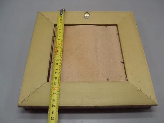 Икона Распятие Иисус Христос Спаситель в раме размер 22,9 х 22,8 см, без рамы 14 х 13,7 см №14238 Інтернет-аукціон