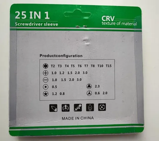 Купити Набір викруток 25в1 для розбирання та ремонту