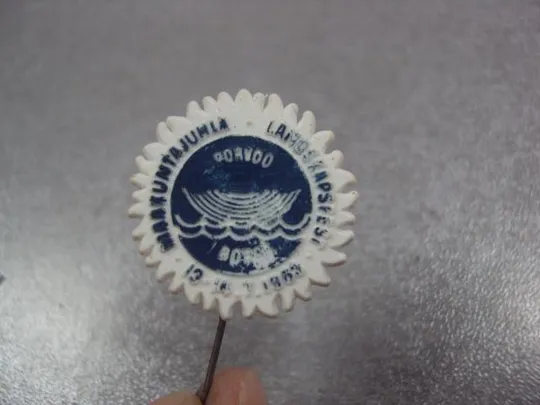 знак фрачник PORVOО Порвоо финляндия №13579 З аукціону