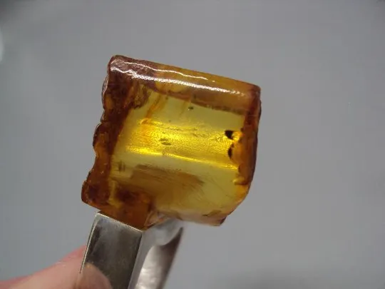 Кольцо перстень янтарь авторская работа серебро 875 проба вес 16,77 г 18-18,5 размер новое №14374 Недорого