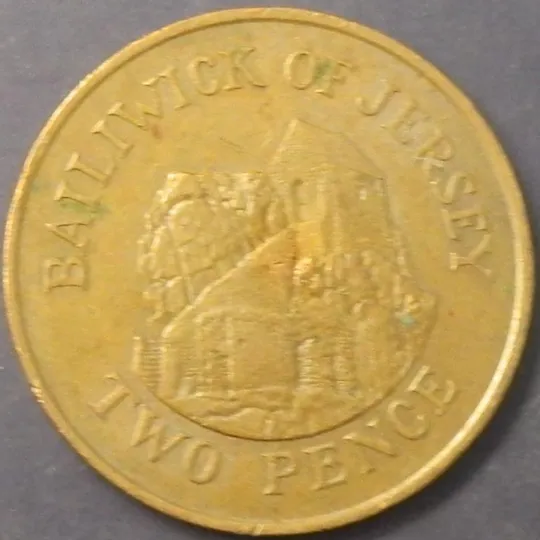 2 пенси 1983 Джерсі рідкісна Ціна