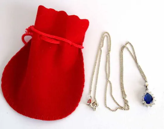 Підвіска DIANA сапфір циркони срібло 925 Austria Характеристики