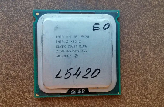4x ядерный Intel Xeon L5420 SLBBR E0 (аналог Core™2 Quad Q9300) 2.50GHz/12M/1333MHz LGA771 60W Ціна