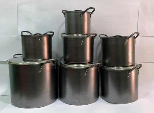 Набор кастрюль Empire Грей EM-7372 14 предметов серый Ціна