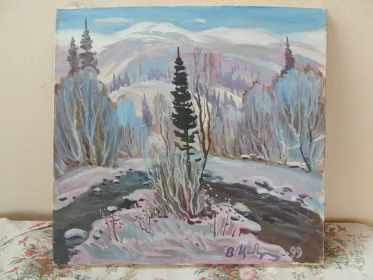 Закарпатская школа  Цбере.. В   раз.  80х70 см.     также много другого. Торговий майданчик