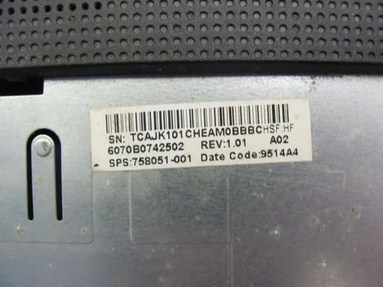 №113-2 Кришка панель палмрест та тачпад 6070B0742502 758051-001 для HP Pavilion 350 G1 оригінал Інтернет-аукціон