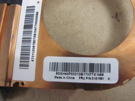 номер0652-15 термотрубка охолодження 01AY891 AT0YU008TB0 для Lenovo ThinkPad  T460S T470S T460P T470T T460T оригінал Продаж