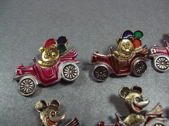 Купити знак детский в автомобиле микки маус, мишка, чебурашка лот 10 шт №3680