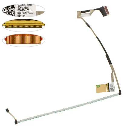 фото, Шлейф матрицы для ноутбука HP (14-ce TPN-Q207 30pin), (dd0g7alc011)