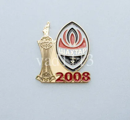 фото, Футбол значок - Обладатель кубка Украины 2008 года Шахтер Донецк.