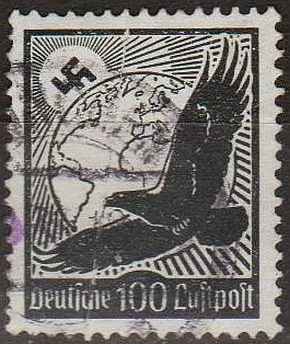 фото, 1934 - Рейх - Авіапошта - Орел 100 Mi.537 _3,50  €