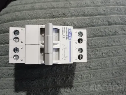 фото, Перекидной автомат/рубильник 63А. АВР 63А.TOMZN