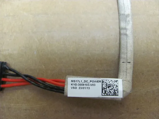 номер0945-35 роз&#039;єм живлення Роз&#039;єм зарядки Гніздо живлення Штекера живлення Зарядний порт Роз&#039;єм адаптера живлення power connecto K1G-3004103-V03 для MSI Katana 17 B12V MS-17L5  оригінал З аукціону