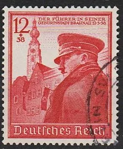 фото, 1939 - Рейх - 50 років Гітлера Mi.691 _6.0 €