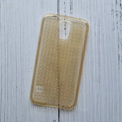 фото, Чохол Samsung G900H Galaxy S5 силіконовий Gold