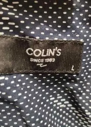 Темно-синя чоловіча сорочка Colin's для чоловіків або підлітків, розмір L, 100% cotton бавовна! Продаж