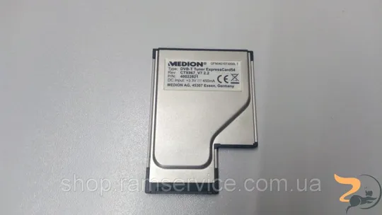 Додаткова плата, Dvb-t tuner express card, для ноутбука Medion Akoya WIM2140, 40022821, б/в Ціна