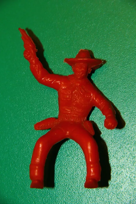 вершник КОВБОЙ З РЕВОЛЬВЕРОМ траппер TIM-MEE 70-75мм ОРИГІНАЛ США-ФРГ Ціна