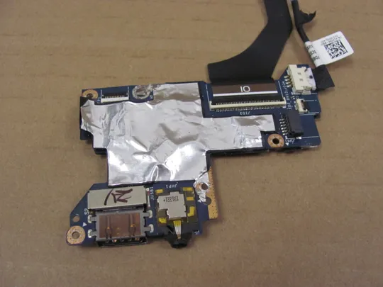754-17 плата AUDIO USB 07J05H 7J05H  зі шлейфом 01KGPW LF-H986P для DELL Latitude E9510 9510 2 in 1  оригінал З аукціону