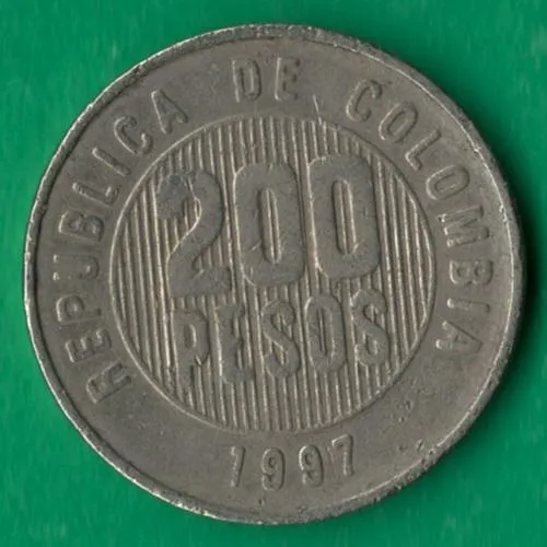 200 песо 1997 року Колумбія [КВ] Ціна