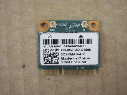 номер0027-29 WI-FI адаптер 05GC50 для Dell Latitude E6420 оригінал Ціна
