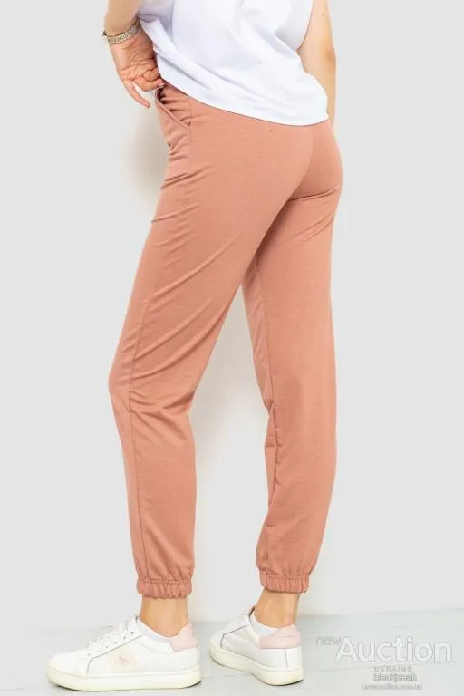 Спорт штаны женские, цвет пудровый, 131R160633 Продаж