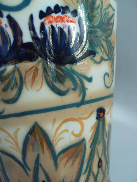 Ваза большая фарфор полонное портрет женщины высота 43,5 см, диаметр 12 см №13705 З аукціону