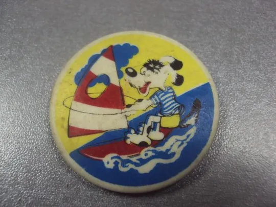 Купити знак детский мышка на доске с парусом №11992