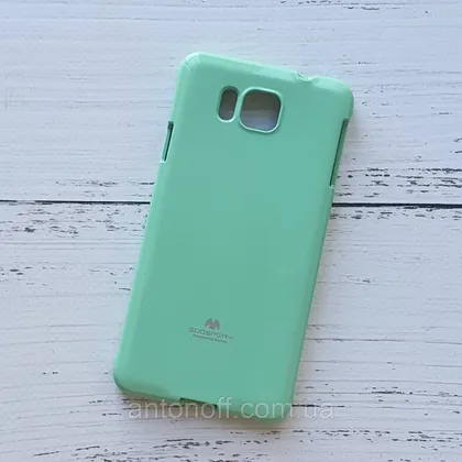 фото, Чохол Samsung G850 Galaxy Alpha силіконовий для телефона М'ятний