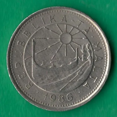 Купити 10 центів 1986 року Мальта [МШ1]