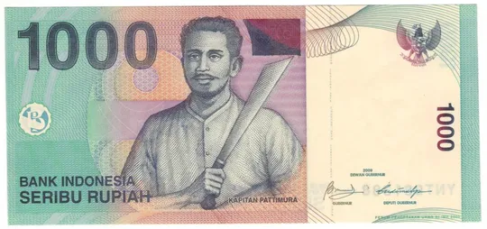 1000 рупій 2009 року UNC Індонезія Ціна