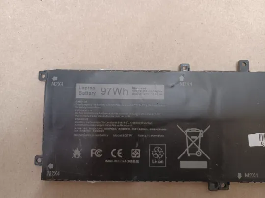 акб оригінал Акумуляторна батарея живлення battery 6GTPY 11.4V 97WH LONG для Dell XPS 15 9560 З аукціону