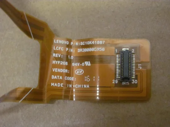 870-12 плата сканер відбитку DA30000G950 DA30000G940 для Lenovo Thinkpad X240,  X250 x260 x270  оригінал З аукціону