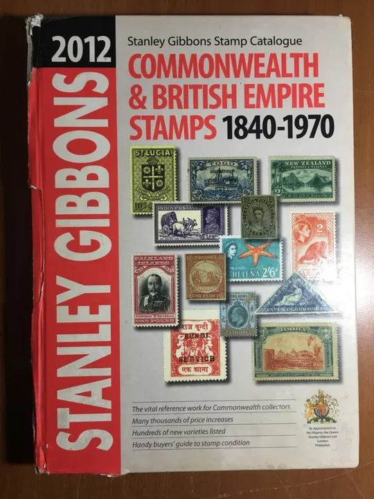 Каталог марок Стенлі Гіббонса &quot;Марки Співдружності і Британської імперії 1840-1970&quot;, 2012 рік Ціна