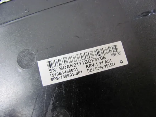 408-4 Кришка матриці 1510B1456601 738691-001 для  HP ProBook 650 G1 оригінал Характеристики