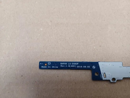 номер1058-10 LED Indicator Плата світлодіодного індикато BAP00 LS-D583P для  Dell Alienware 13 R3  оригінал Де купити