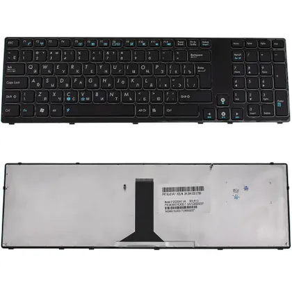 фото, Клавіатура для ноутбука ASUS (K93, K95) rus, black