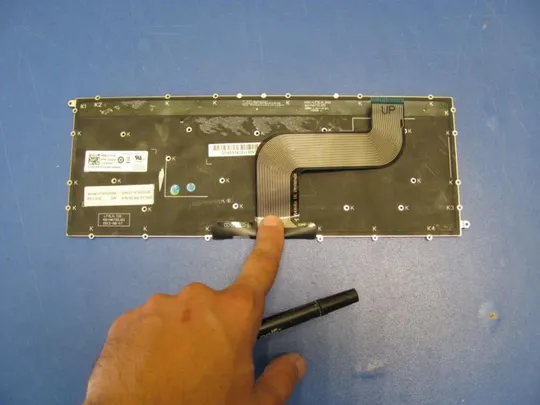 355-34 клавіатура робоча V143525AK 0000KM для DELL INSPIRON 14 7437 Оригинал З аукціону