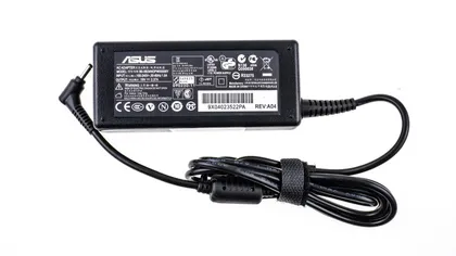 фото, Блок живлення для ноутбука ASUS 19V, 2.37A, 45W, 3.0*1.0мм, black, L-подібний роз'єм, для ASUS Zenbook UX31E (без кабеля!)