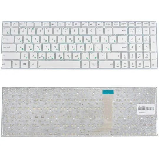Купити Клавіатура для ноутбука ASUS (X556 series) rus, white, без фрейма