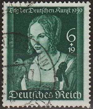 фото, 1939 - Рейх - День німецького мистецтва Mi.700 _13.0 € _гаш