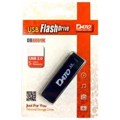 USB флеш накопитель Dato 16GB DB8001 Black USB 2.0 (DB8001K-16G) З аукціону