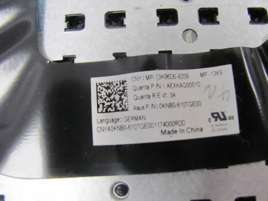 37-37 Кришка панель палмрест тачпад 13NB0B01AP08011 з клавіатурою AEXKAG00010 для ASUS D540 F540 K540 R540 X540  оригінал Інструкція