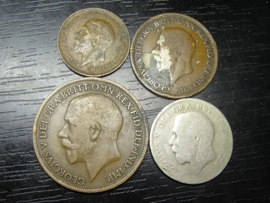 Монети Британії (Король Георг V) Ціна