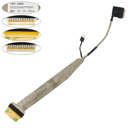 фото, Шлейф матриці для ноутбука Toshiba (M100, M105) LED (DC020007K00)