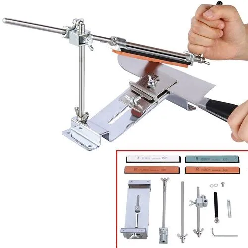 Точилка для ножей профессиональная, нержавейка, 4 камня Ruixin Pro III Ціна