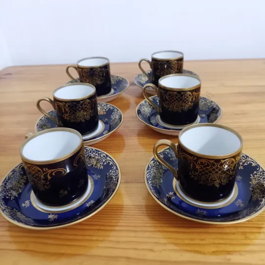 6 кофейных пар Reichenbach ГДР Ціна