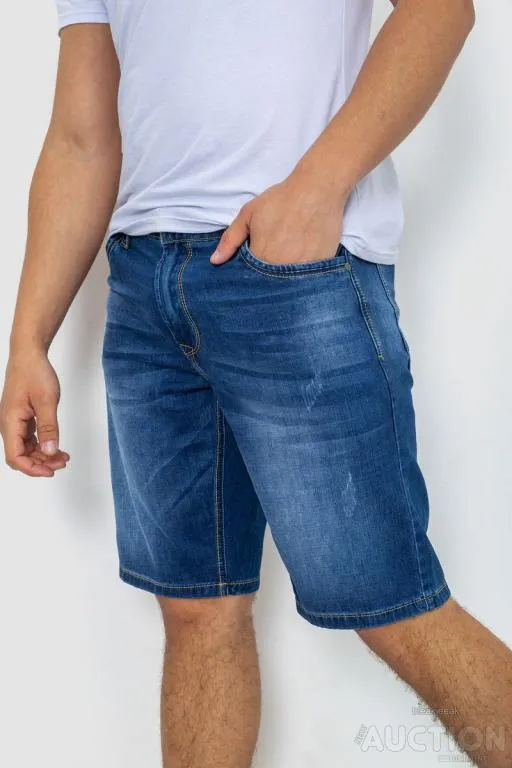 Джинсовые шорты мужские, цвет синий, 244R5A-050 З аукціону