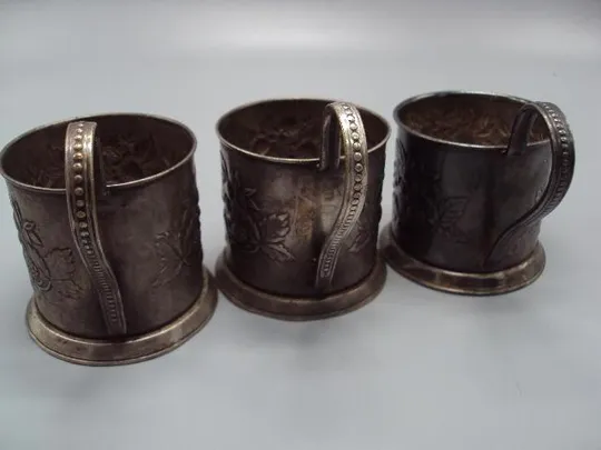 Подстаканники ягоды ММ5 и ММ6 МЕТ 1 сорт подстаканник высота 7,4 см, диаметр 7 см лот 3 шт №13650 Продаж